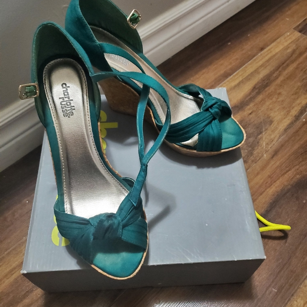 Teal wedges